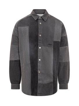 Ambush Patch Patterned Buttoned Shirt