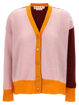 Colorblock Cardigan Sweater, Cardigans Multicolor