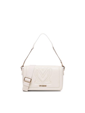 Love Moschino Logo-Embossed Chain-Linked Crossbody Bag