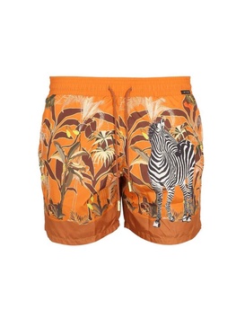 Etro Graphic Print Drawstring Swimshorts