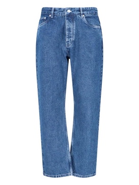 Studio Nicholson Holt Logo Patch Straight Leg Jeans