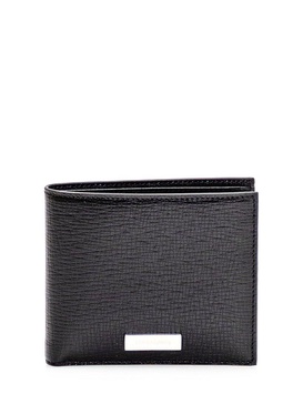 Ferragamo Logo Plaque Bi-Fold Wallet