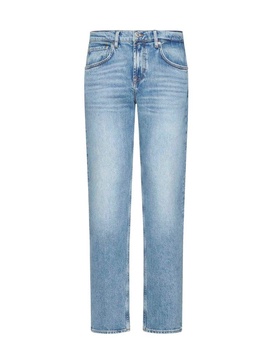 7 For All Mankind The Straight Waterfall Mid-Rise Jeans