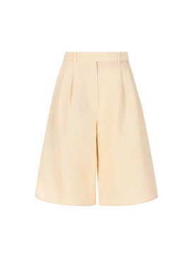 Loro Piana Pleated Knee-Length Shorts