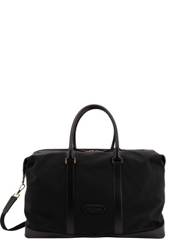 Tom Ford Logo-Patch Zipped Duffel Bag