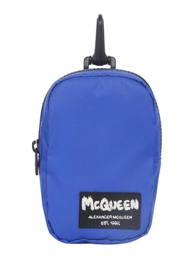 Alexander McQueen Tag Mini Headphone Pouch