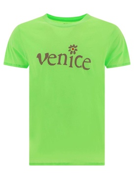 Erl Venice Slogan-Printed Crewneck T-Shirt