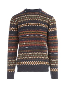 Barbour Intarsia Crewneck Jumper