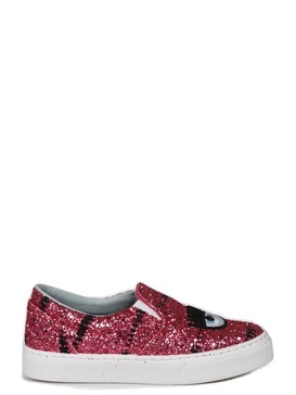 Chiara Ferragni Glitter-Detailed Slip-On Sneakers