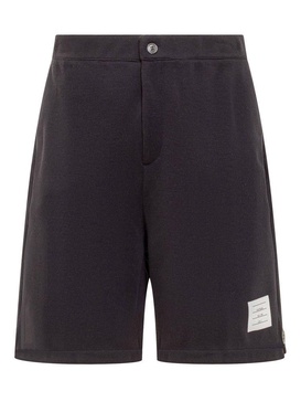 Thom Browne Logo-Patch Shorts