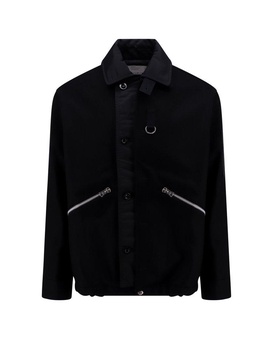 Sacai Collared Button-Up Jacket