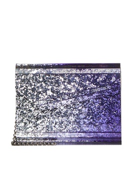 Jimmy Choo Candy Glittered Clutch Bag