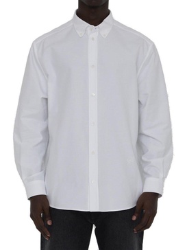 Loewe Logo Embroidered Long-Sleeved Shirt