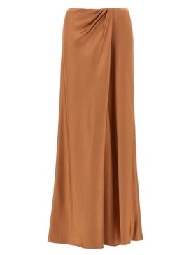 Pinko Draped Straight Hem Maxi Skirt