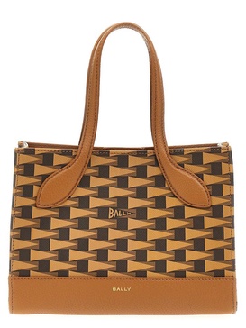 Bally Logo Geometric Printed Tote Bag