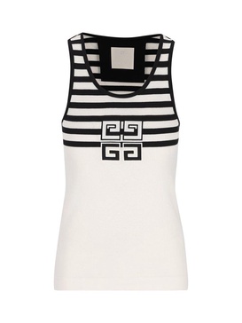 Givenchy 4G Patch Striped Tank Top