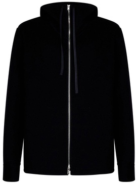 Jil Sander Zipped Hooded Jacket