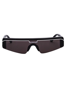 Balenciaga Eyewear Ski Rectangular-Frame Tinted Sunglasses