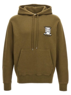 Maison Kitsuné College Fox Drawstring Hoodie