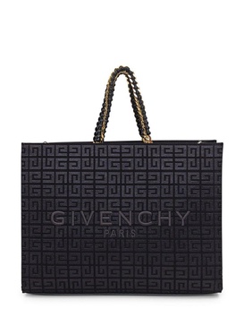 Givenchy 4G Embroidered Medium Shopping Bag