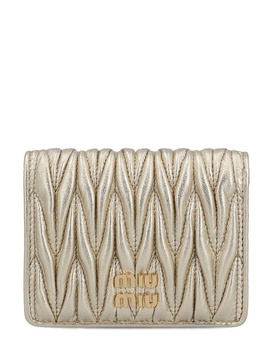 Miu Miu Logo Lettering Bi-Fold Wallet