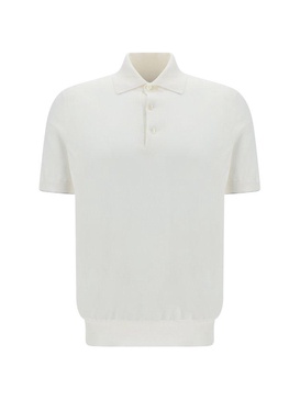 Brunello Cucinelli Short-Sleeved Buttoned Polo Shirt