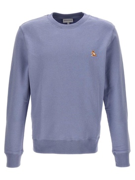 Maison Kitsuné Chillax Fox Patch Crewneck Sweatshirt