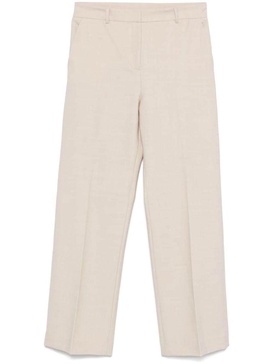 Robinia pants in a wool blend with mid-rise waist