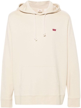 Beige cotton hoodie