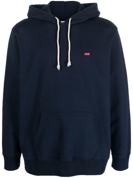 Blue cotton hoodie