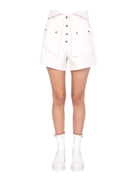 Philosophy Di Lorenzo Serafini High Waist Folded Shorts