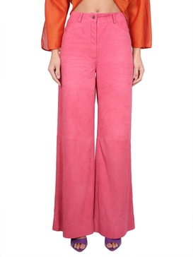 Alberta Ferretti High-Waisted Wide-Leg Trousers