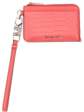 Michael Michael Kors Embossed Zipped Cardholder