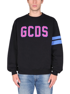 Logo Embroidered Cotton Sweatshirt