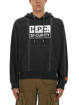 Heron Preston H.P.C Security Tape Drawstring Hoodie