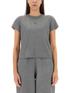 Alexander Wang Logo Embroidered Crewneck T-Shirt