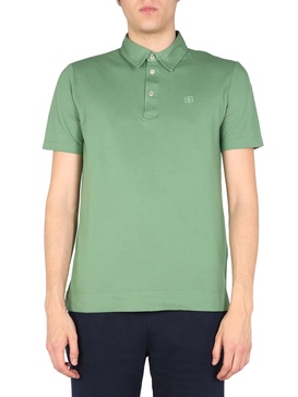 COTTON POLO WITH LOGO EMBROIDERY