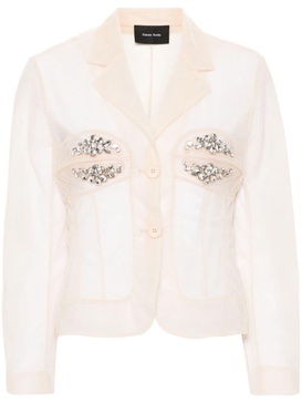 crystal-embellished shirt 