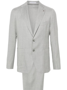 single-breasted virgin wool suit