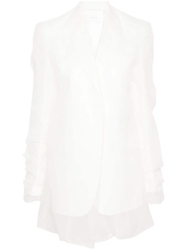 Sportmax Silk Single-Breasted Jacket