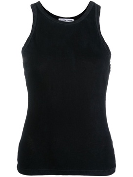 fitted cotton vest 