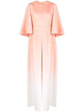 gradient-effect silk jumpsuit