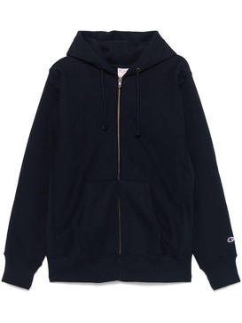 logo-embroidered hoodie