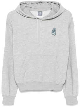 logo-appliqué hoodie