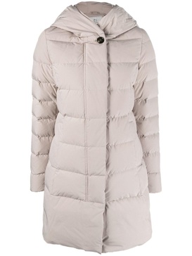 padded hooded coat