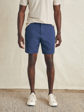 Movement™ Flex Linen Short (7" Inseam) - Deep Sea Navy