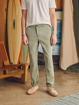 Coastline Stretch Chino (32" Inseam) - Mountain Olive