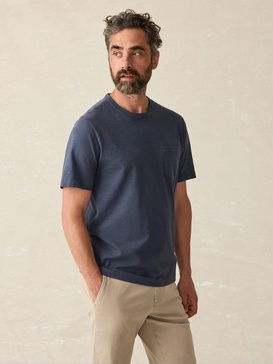 Sunwashed Pocket Tee - Dune Navy