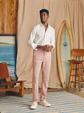 Coastline Stretch Chino (32" Inseam) - Spring Quartz