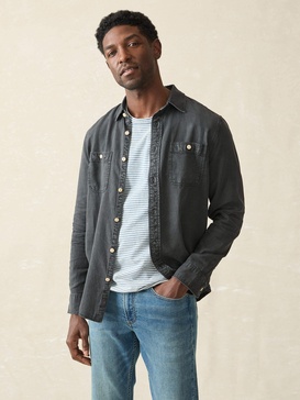 Tried & True Chambray Workshirt - Durango Black